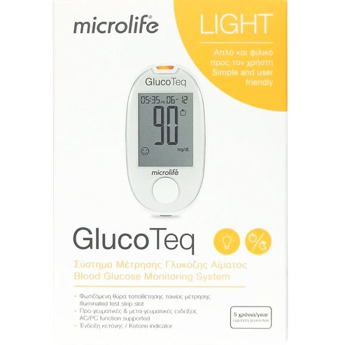 Microlife Подарък Gluco Teq Light Blood Glucose Meter 1 бр