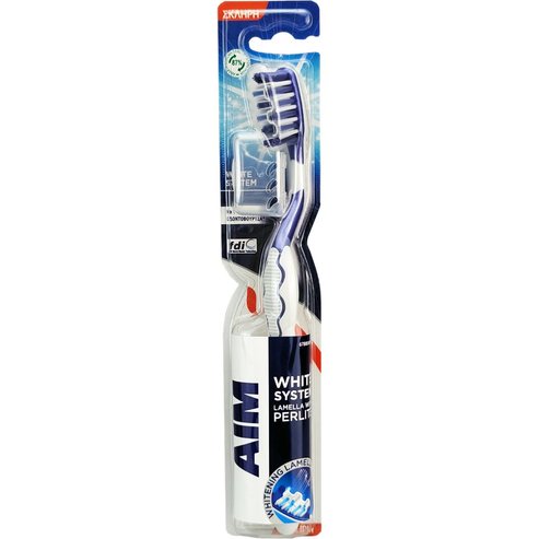 Aim White Now Carbon+Correct Toothbrush 1 брой - лилаво