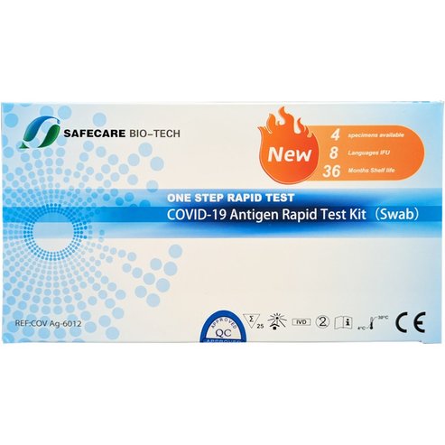 Safecare Bio-Tech Covid-19 Antigen Rapid Self Test Kit (Swab) 25 бр