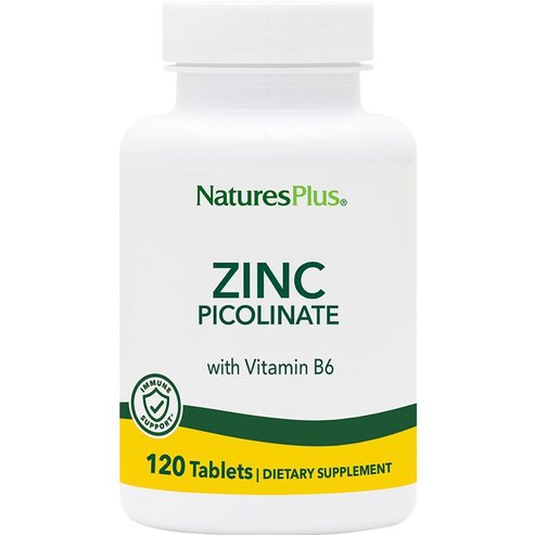 Natures Plus Подарък Zinc Picolinate with Vitamin B6 120tabs