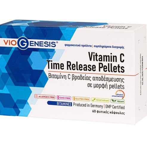 Viogenesis Подарък Vitamin C Time Release Pellets 60veg.caps
