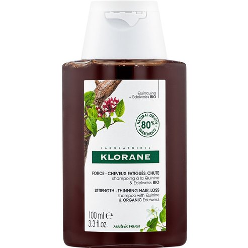 Klorane Подарък Quinine & Edelweiss Strengthening - Thinning Hair Loss Shampoo 100ml