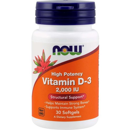 Now Подарък Foods Vitamin D3 2.000 IU 30 Softgels
