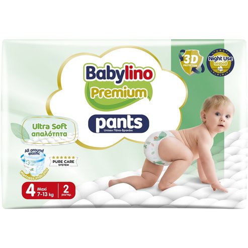 Babylino Подарък Premium Ultra Soft Pants Νο4 Maxi (7-13kg) 2 бр