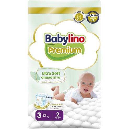 Babylino Подарък Premium Ultra Soft Νο3 Midi (4-9kg) 2 бр