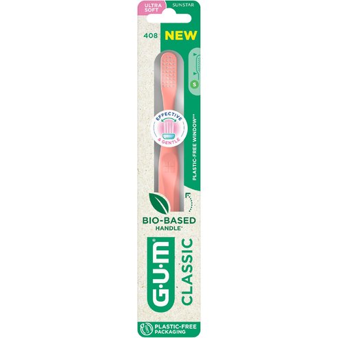 Gum Classic 408 Ultra Soft Toothbrush 1 бр - розова