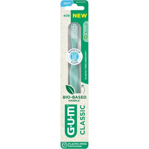 Gum Classic 409 Soft Toothbrush 1 бр - Зелено