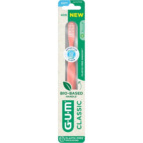 Gum Classic 409 Soft Toothbrush 1 бр - розова