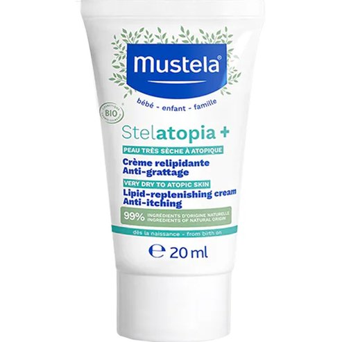Mustela Подарък Stelatopia+ Lipid-Replenishing Anti-Itching Cream 20ml