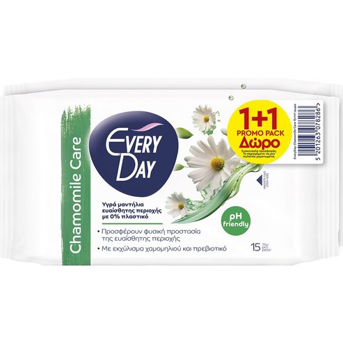 Every Day Подарък Chamomile Care Intim Wipes 30 бр (2x15 бр)