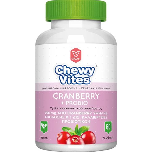 Chewy Vites Подарък Cranberry + Probio 60 желета