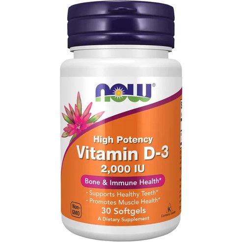 Now Подарък Foods Vitamin D3 2.000 IU 30 Softgels