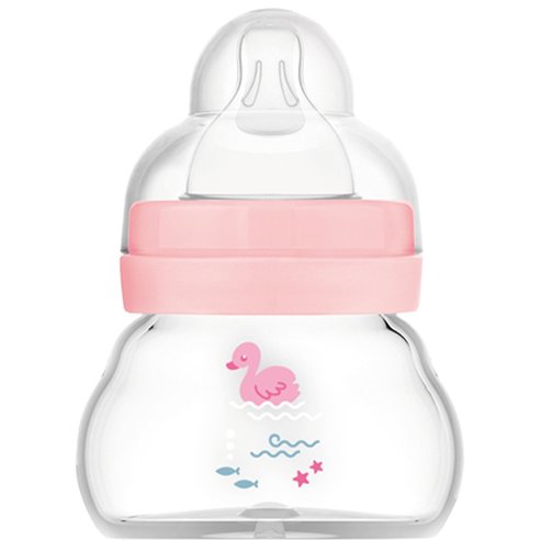 Mam Feel Good Premium Glass Baby Bottle 0m Код 380SGc, 90ml - розово