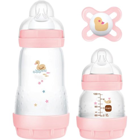Mam Promo Easy Start Anti-Colic Starter Set 0m+ Код 655G, 1 бр - розово