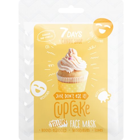 7DAYS Подарък Candy Shop Yellow Cipcake Face Mask 25g