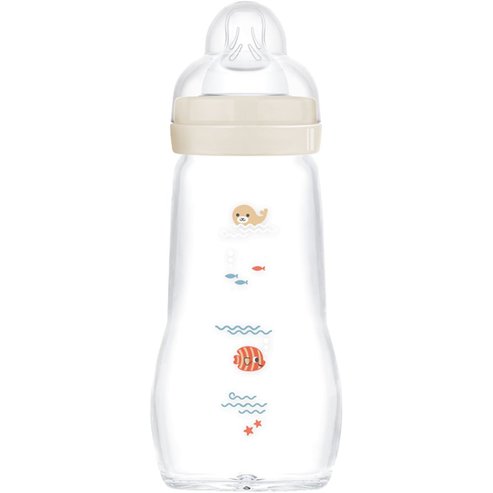 Mam Feel Good Premium Glass Bottle 2m+, Код 375SU, 260ml - крем