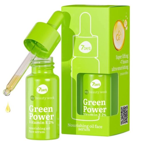 7DAYS Подарък My Beauty Week Green Power Vitamin E Nourishing Oil Face Serum 20ml