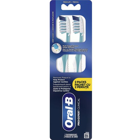 Oral-B Promo Pro Expert Clinical Medium Toothbrush 2 бр - светло синя