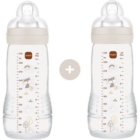 Mam Promo Easy Active Baby Bottle 4m+, Код 365SUc 330ml, 2 бр - Лисица