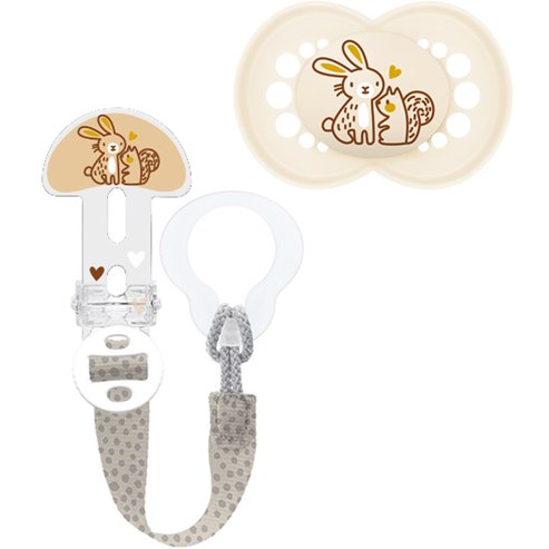 Mam Clip it! & Original Soother Код 319SUc 1 бр - крем