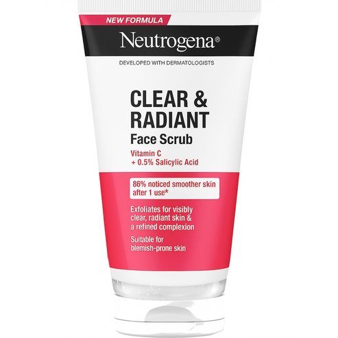 Neutrogena Подарък Clear & Radiant Face Scrub 150ml