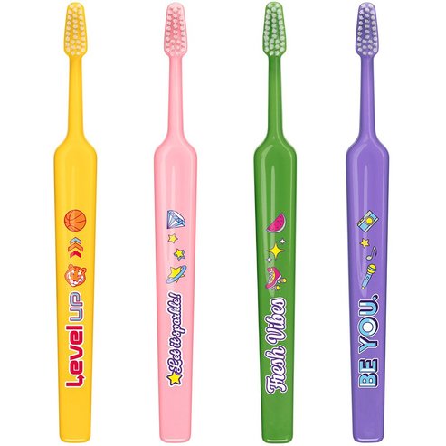 TePe Kids Soft Toothbrush 6+ Years 4 Τεμάχια - Multicolor 10