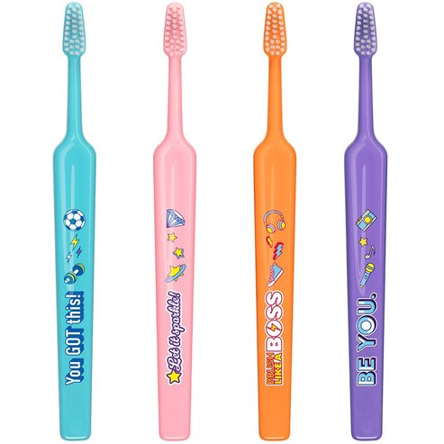 TePe Kids Soft Toothbrush 6+ Years 4 Τεμάχια - Multicolor 5