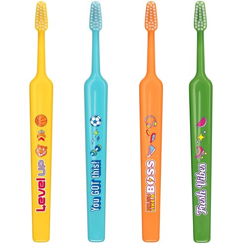 TePe Kids Soft Toothbrush 6+ Years 4 Τεμάχια - Multicolor 12
