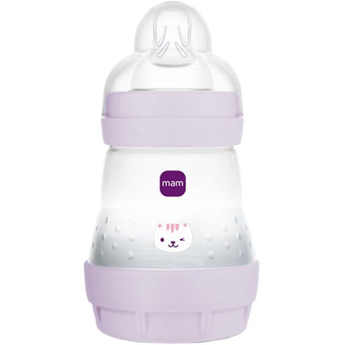 Mam Easy Start Anti-Colic Plastic Bootle 0m+, 160ml, Код 350SGc - Лилаво