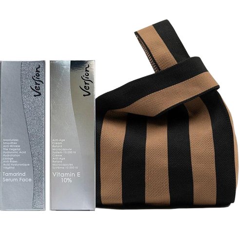 Version Promo Tamarind Serum Face 50ml & Vitamin E 10% Anti Age Cream 50ml & Подарък несесер 1 брой