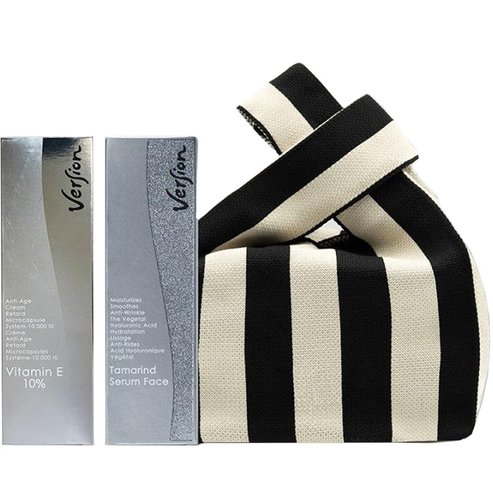 Version Promo Tamarind Serum Face 50ml & Vitamin E 10% Anti Age Cream 50ml & Подарък Несесер 1 Брой