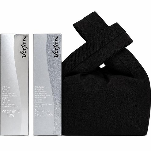 Version Promo Tamarind Serum Face 50ml & Vitamin E 10% Anti Age Cream 50ml & Δώρο Νεσεσέρ 1 Τεμάχιο