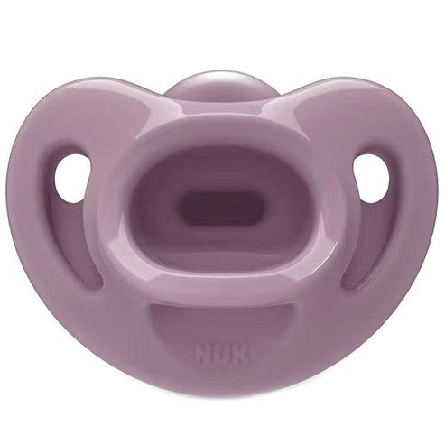 Nuk Sensitive Silicone Soother Soft 0-6m 1 брой - Маслиненозелено
