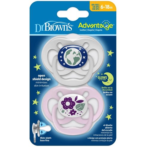 Dr.Brown\'s Advantage Soother 6-18m Код PA22003, 2 броя