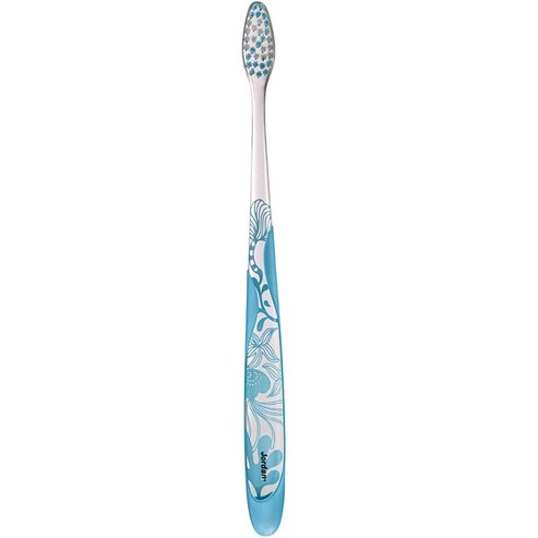 Jordan Individual Reach Small Precision Head Medium Toothbrush 1 Τεμάχιο - Γαλάζιο