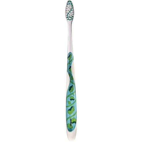 Jordan Individual Reach Small Precision Head Medium Toothbrush 1 Брой Зелено - Светлосиньо