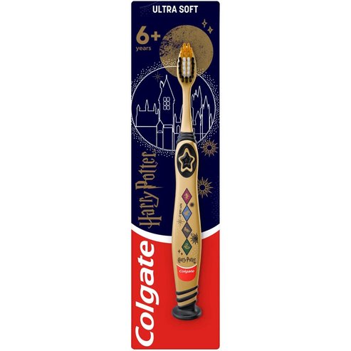 Colgate Kids Harry Potter 6+ Years Ultra Soft Toothbrush 1 брой - Златисто черно 1