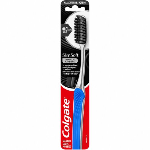 Colgate Slim Soft Charcoal 0.01mm Toothbrush 1 брой - Черна