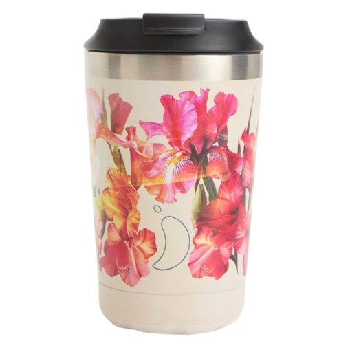 Chilly\'s Original Floral Coffee Cup Неръждаема Термочаша за Напитки 340ml - Golden Hour