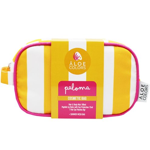 Aloe Colors Promo Paloma Hair & Body Mist 100ml & Peptide With Sun Protection Lip Balm 15ml & Eye Patches 1 брой & Подарък Summer Mesh Bag & Подарък несесер 1 брой
