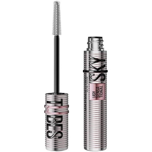 Maybelline Lash Sensational Sky Tubes Спирала за впечатляващ плътен обем & ненадмината дължина 7ml - 801 Very Black / Noir