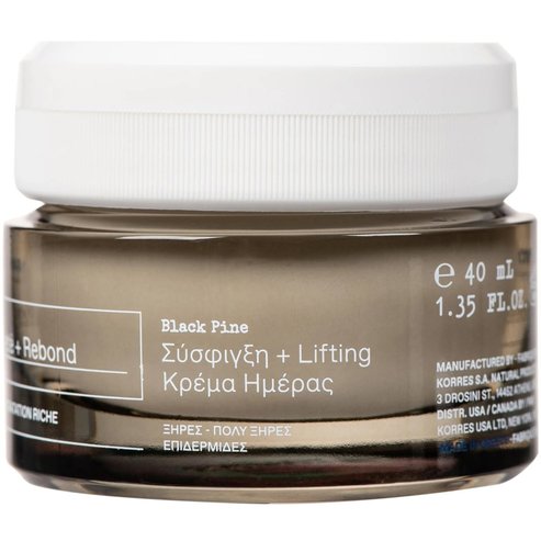 Korres Black Pine 4D Bounce, Firming, Intense Moisturizer Day Cream Lift & Rich Hydration 40ml