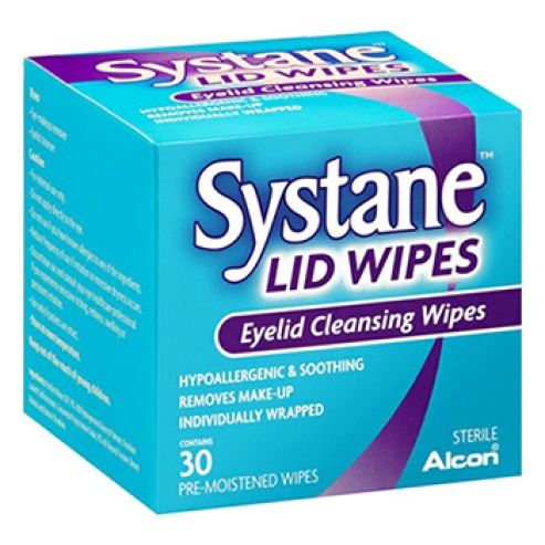 Alcon Systane Lid Wipes Салфетки за почистване на клепачите 30кърпички