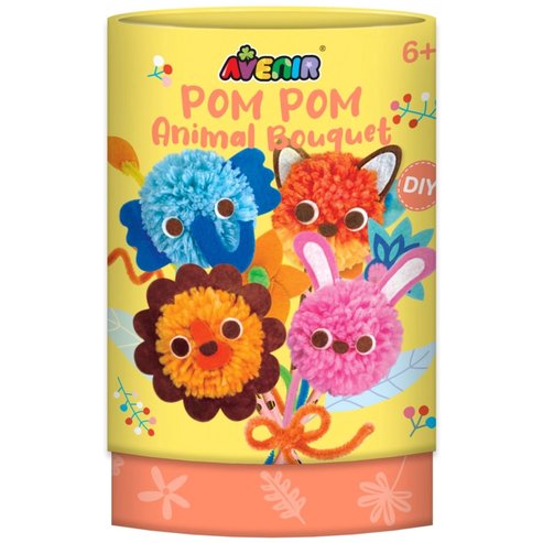 Avenir Pom Pom Animal Bouquet 1 бр