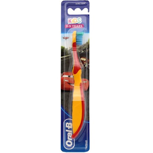 Oral-B Kids Cars  Extra Soft 3+ Годишен оранжево-червен 1 бр