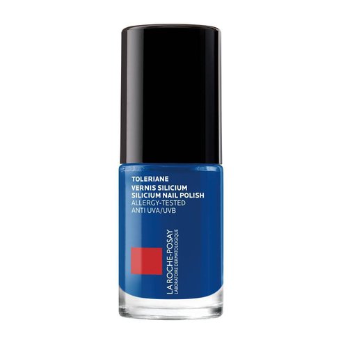 La Roche-Posay Toleriane Vernis Silicium Nail Polish Лак за чупливи и чувствителни нокти Dark Blue 6ml