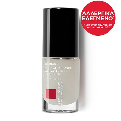 La Roche-Posay Toleriane Vernis Silicium Nail Polish Специално проектиран лак за чупливи и чувствителни нокти 01 Mat 6ml