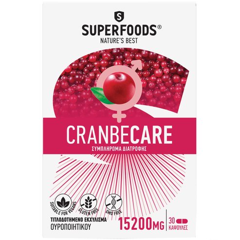 Superfoods Cranbecare 15200mg, 30caps