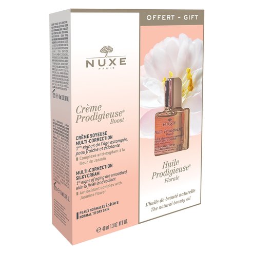 Nuxe Promo Nuxe Prodigieuse Boost Day Silky Cream 40ml & подарък Nuxe Huile Prodigieuse Florale 10ml