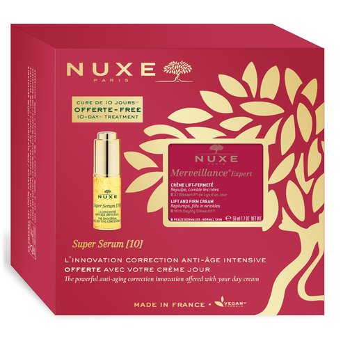 Nuxe Gift Pack Merveillance Expert Creme for Normal Skin 50ml & Подарък Super Serum 10, 5ml
